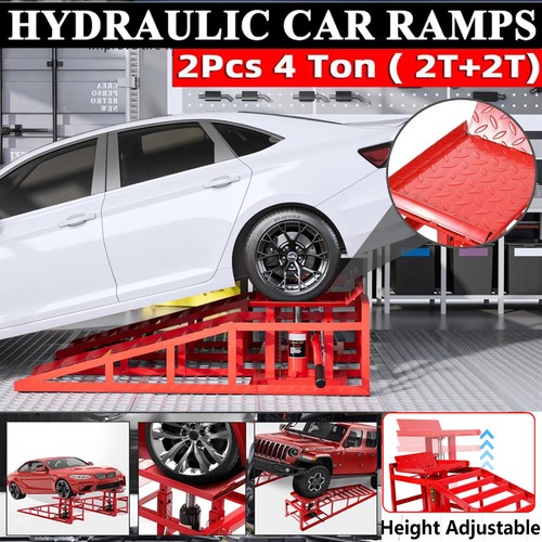 Ton hydraulic car - car, ramps