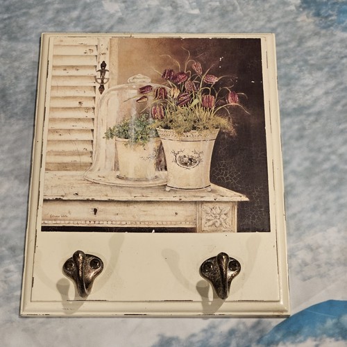 Vintage floral key holder wall - floral,
