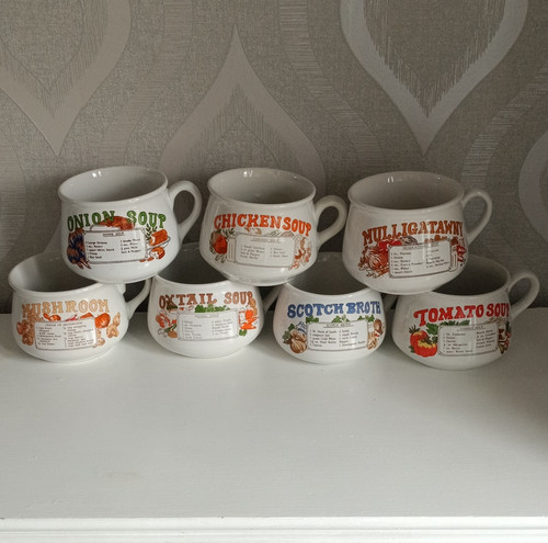 Rare ceramic soup - soup, mug