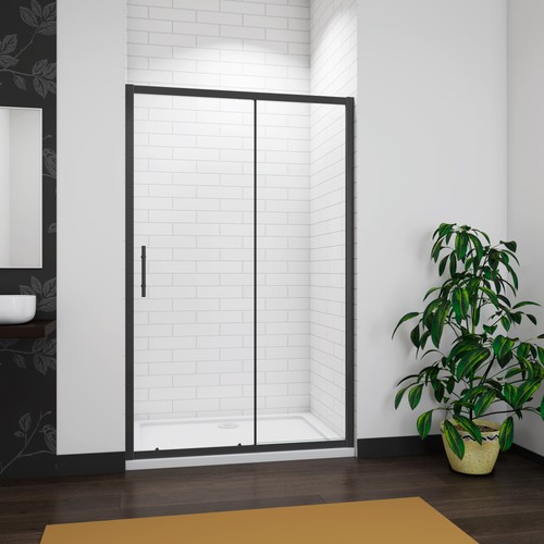 Chrome black shower - chrome/black,