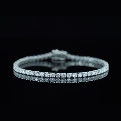 Diamond tennis bracelet - diamond,