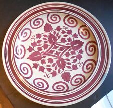 WEDGWOOD ''COPPER SWIRL'' PATTERN DINNER PLATE, 25.2cm (9.9in) DIA., DATED 1929