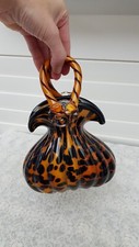 Leopard Art Glass Hand Bag