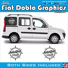 FIAT Doblo Micro CAMPER Berlingo Mini van Motorhome GRAPHICS DECALS FREE P&P 062