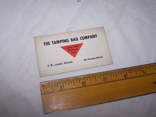 Old seal tite tamping - tamping, bag