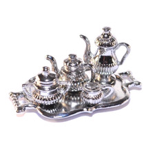 1/12TH DOLLS HOUSE SILVER TEA