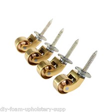 4x Solid Polished Brass