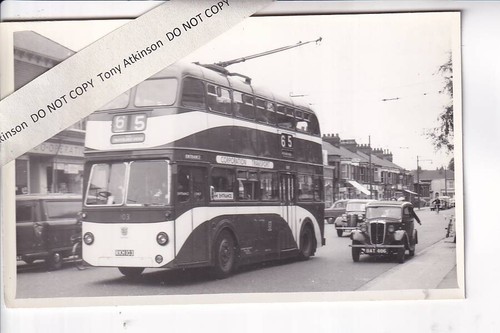 Hull corporation trolley - -, bus
