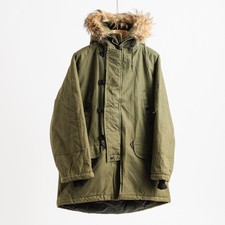 Vintage 70s Civil Market Green N-3B Cold Weather Parka – Size Large