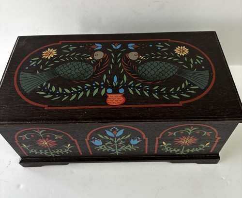 Vintage hand painted wooden - hand,