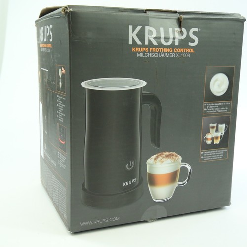 Krups electric milk frother - krups,