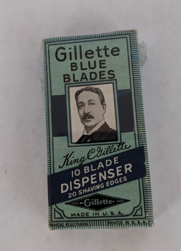 Nos gillette blue shaving - nos,