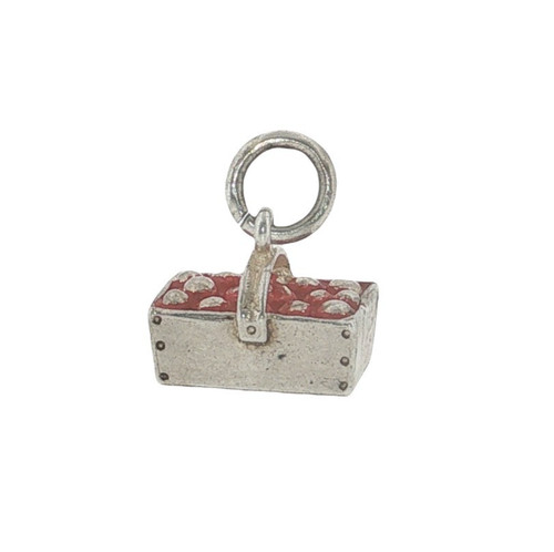 Vintage sterling silver enamel - vintage,