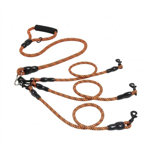 Triple dog leash - leash, long-lasting
