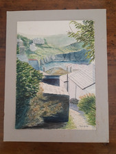 Original Watercolour Port Quin or Port Isaac