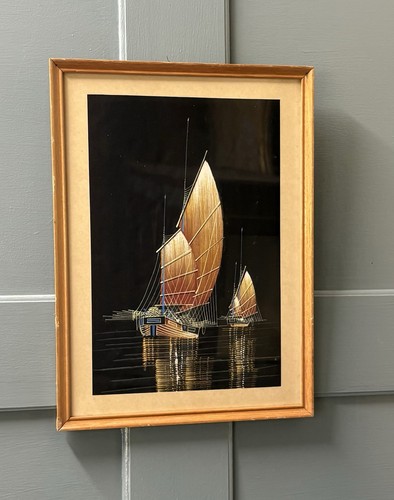 Vintage framed asian style - framed,