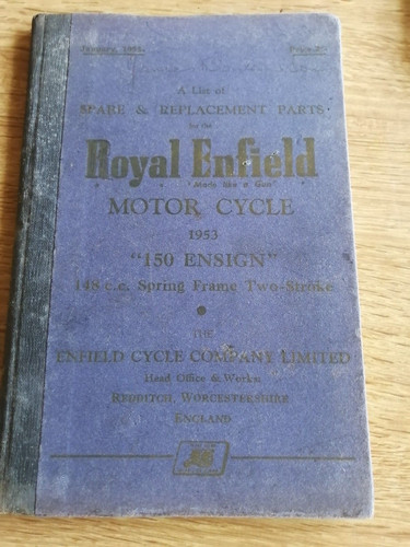 Royal enfield ensign - ensign, spare