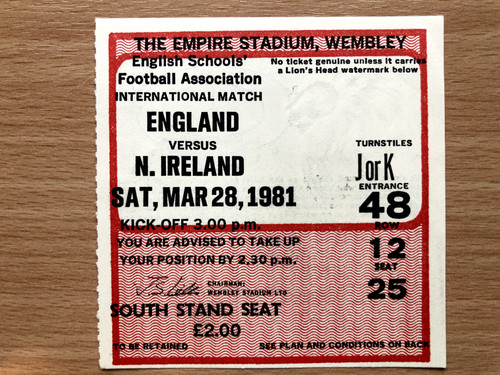 England schoolboys northern - england,