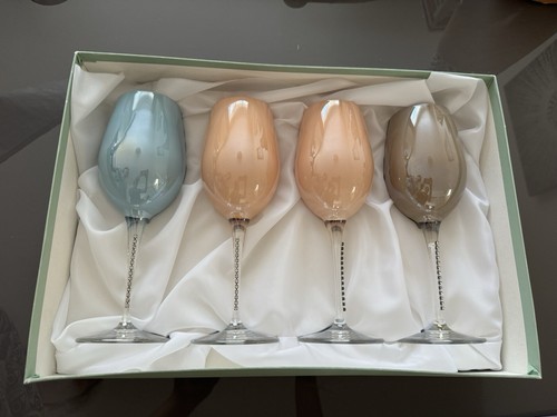 Colourful wine glases set - glases, (set