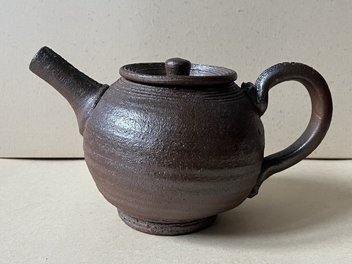 Studio pottery teapot bizen - studio,