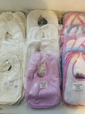 Job Lot Of Baby Bibs, Blanks For Embroidery