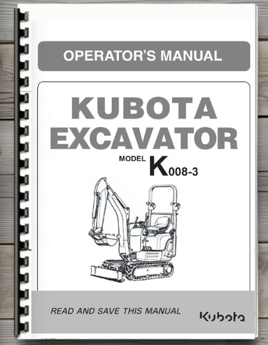 Kubota k008 excavator - k008-3,