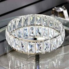 Crystal Metal Tealight Candle