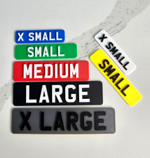 Custom Ride On Toy Car Number Plates - Mini License Plate - Multiple Sizes