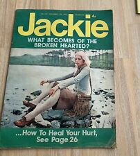 Vintage 17th Nov 1973 Jackie UK Pop / Fashion Magazine #515 The Sweet, Glam Rock