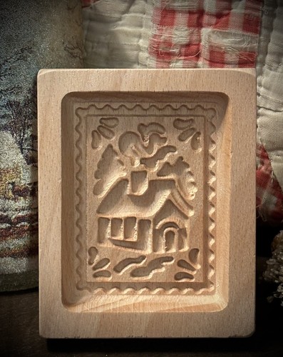 Springerle cookie mold - cookie, carved