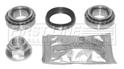First line rear left - first, wheel
