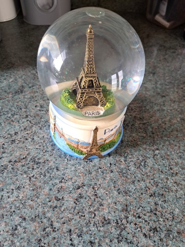 Glass globe from paris - glass,