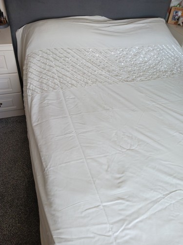 Cream kingsize cotton - cream, and