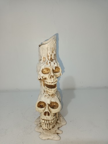Skull candlestick holder - skull,