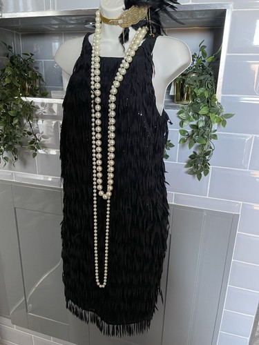 Black tasselled 1920s - tasselled, 1930s