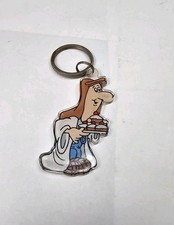 Vintage Lyons Tetley Tea Folk Character Keyring 1995 Collectable Gift