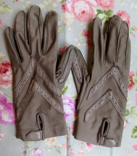 Pair vintage leather stretch - vintage,