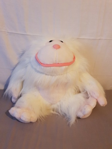 Large cuddly white - and, pink