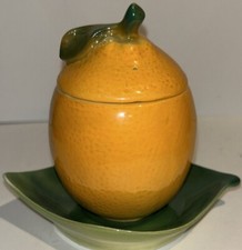 Rare Vintage Goebel Marmalade Pot With Saucer 1960. 623. VGC.