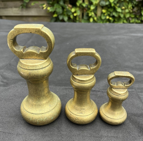 Set antique bell - of,
