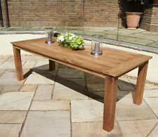 3m Reclaimed Teak Outdoor Open Slatted Garden Dining Table