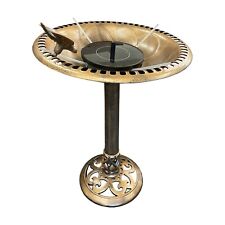 GARDEN BIRD BATH with SOLAR
