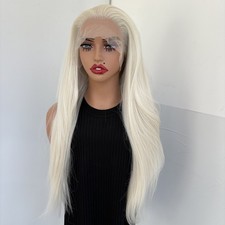 Platinum blonde Synthetic Hair