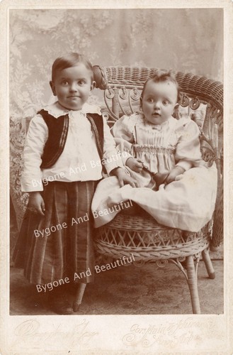 Cabinet card boys baby holding - cabinet,