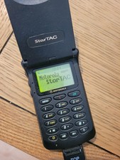 Vintage Motorola StarTAC Mobile Phone - POWERS ON UNTESTED FAULTY SPARES