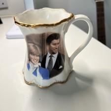 Bone Chine Cup Celebrating The Marriage of Charles and Diana 1981 Royal Wedding