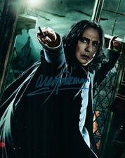 Alan Rickman signed 8x10