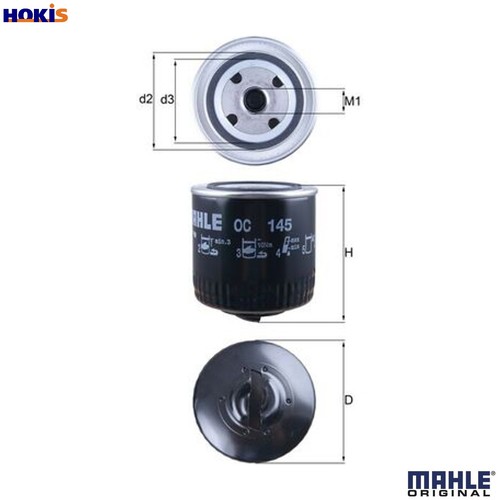 Oil filter 145 for - oil,