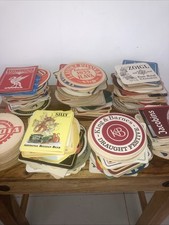 Collection of 250-300 Vintage Beer Mats British & Continental Good Condition