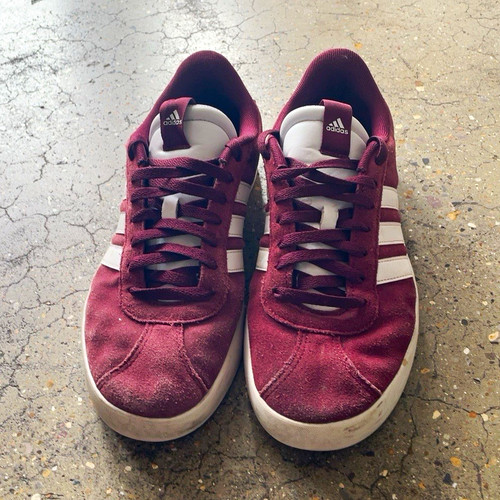 Adidas men burgundy suede - adidas,